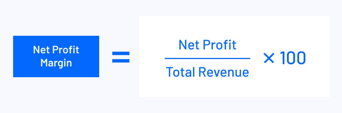 net profit ratio formula visualization total revenue minus total expenses