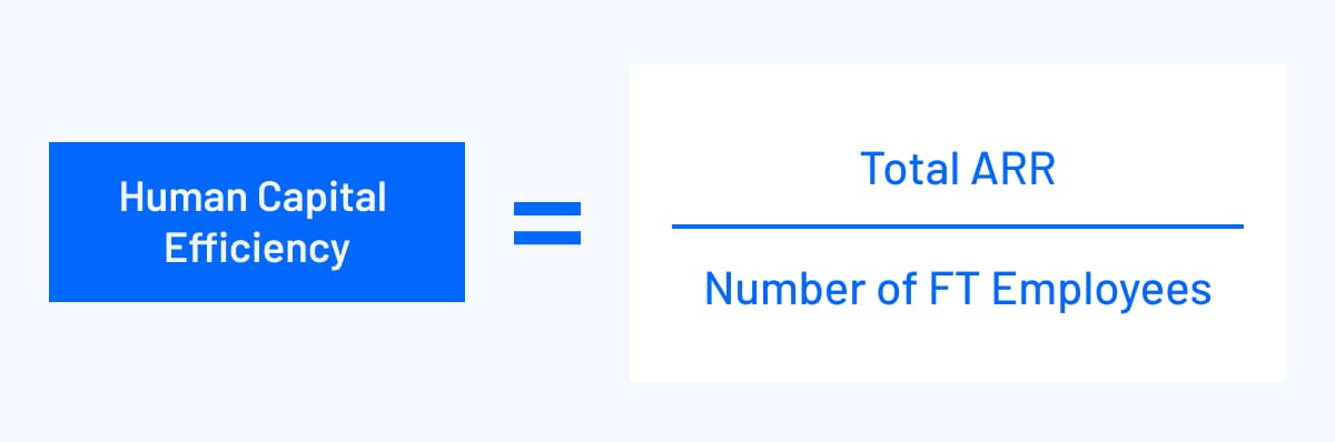 human capital efficiency financial ratio formula